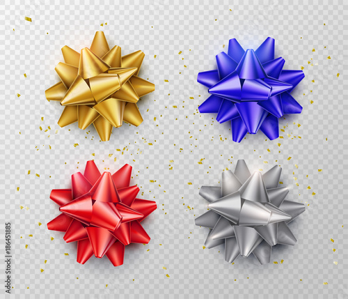 Bow isolated on transparent background