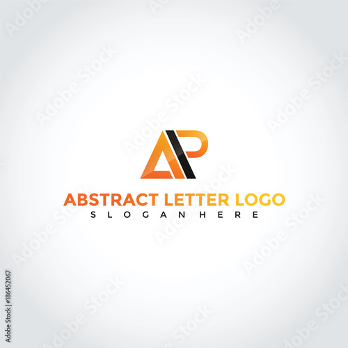 Abstract Letter AP Logo Design. Vector Illustrator Eps. 10