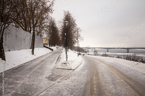 Embankment of the Kama River in the city of Perm