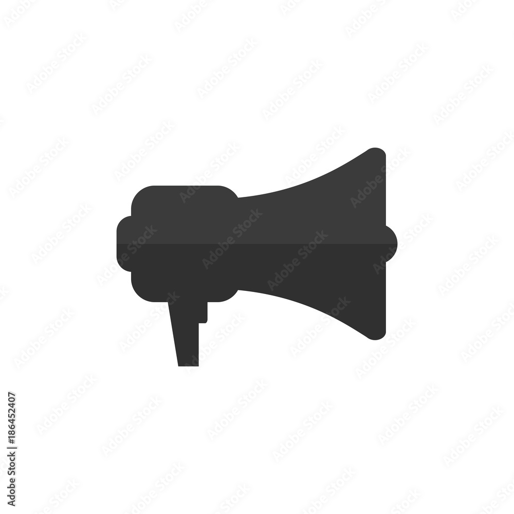Megaphone icon vector design Megaphone icon vector design
