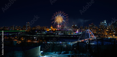 Obraz na płótnie Edmonton New Year