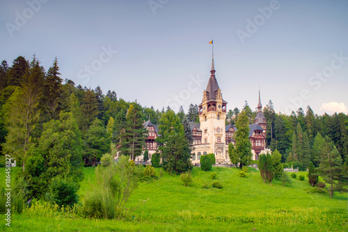 Peles castle in Sinaia, Romania