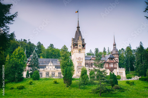 Peles castle in Sinaia, Romania