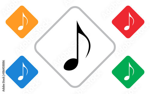 music note icon photo