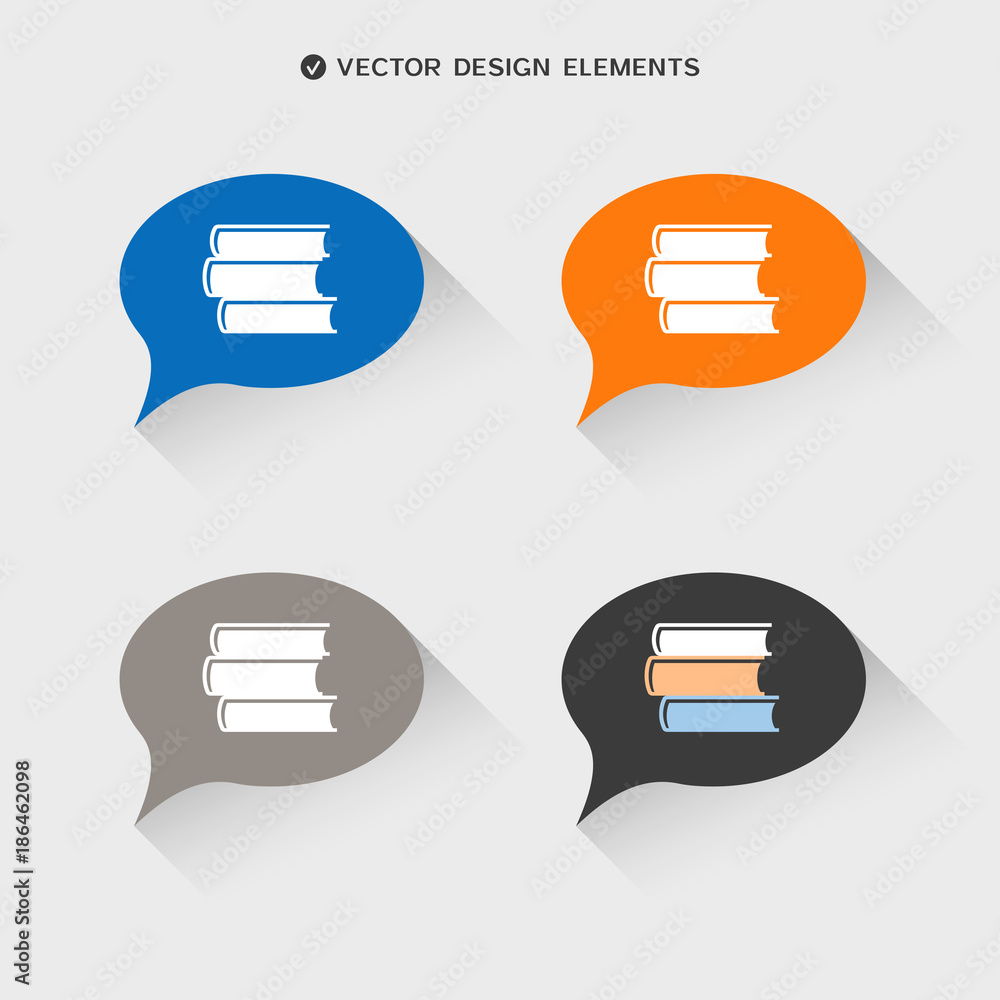 Web design of book icon Web design of book icon