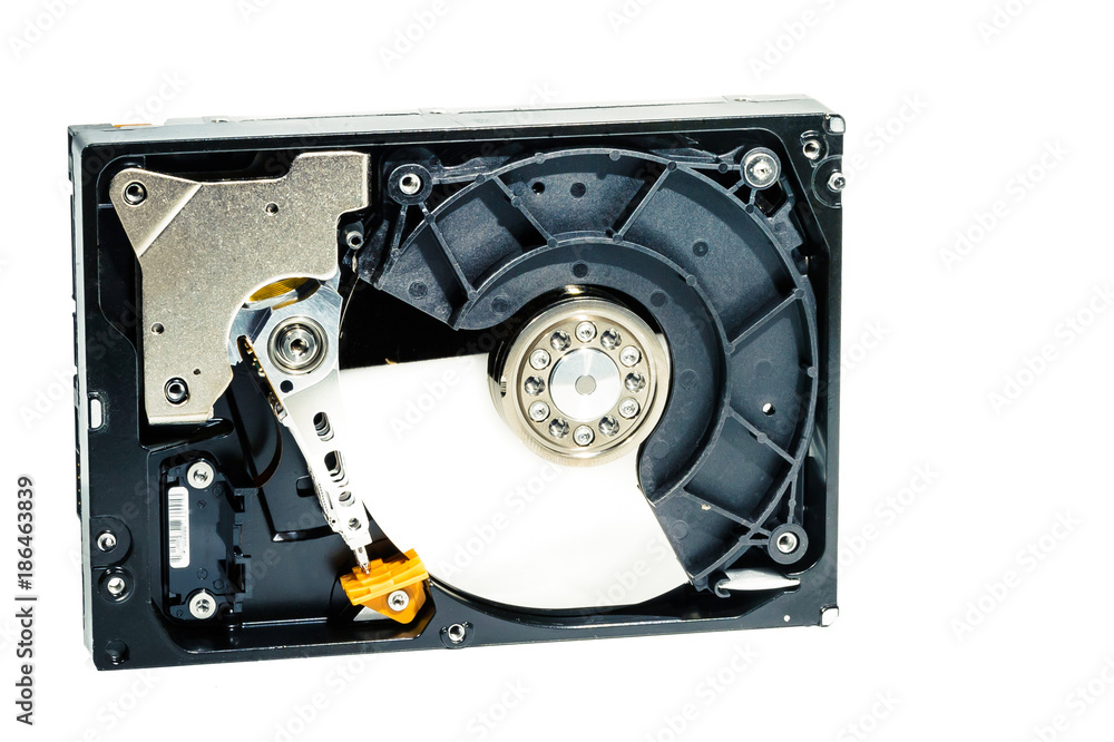hard disk for computer on isolated white background hard disk for computer on isolated white background