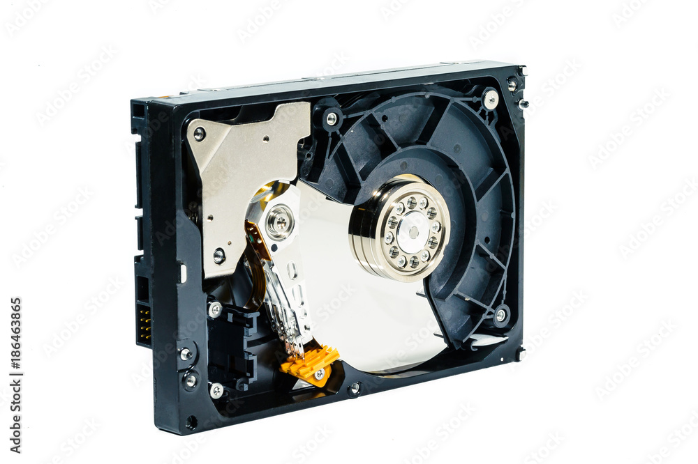 hard disk for computer on isolated white background hard disk for computer on isolated white background