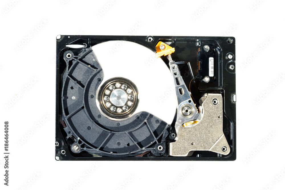 hard disk for computer on isolated white background hard disk for computer on isolated white background