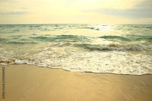 Sandy beach in Puglia, Italy