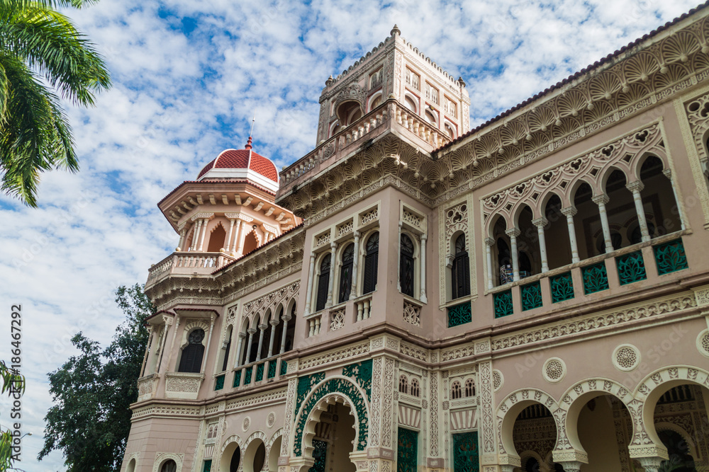 Fototapeta premium Palacio de Valle building in Cienfuegos, Cuba.