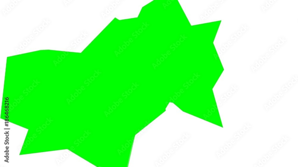 Abstract background with the destruction of the wall. Green screen. 3d rendering Abstract background with the destruction of the wall. Green screen. 3d rendering