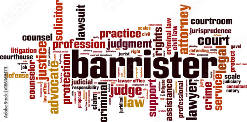 Barrister word cloud