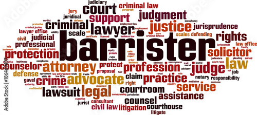 Barrister word cloud