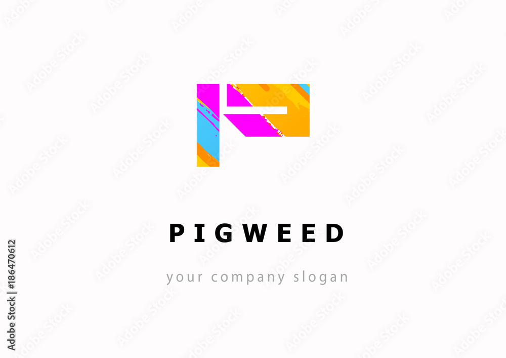 letter P logo Template for your company letter P logo Template for your company