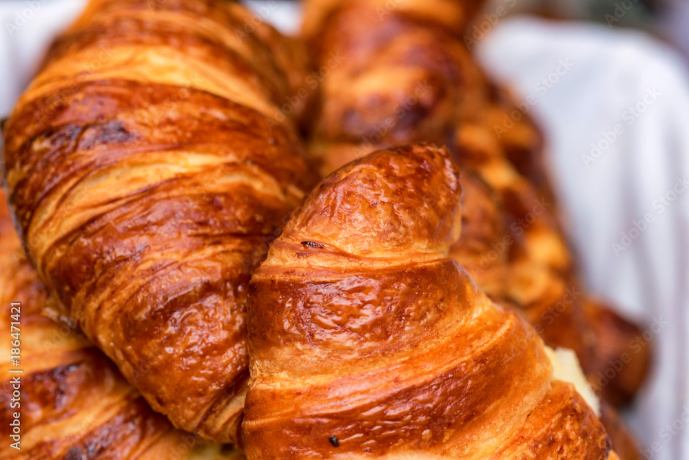 Close-up of croissant bread Close-up of croissant bread