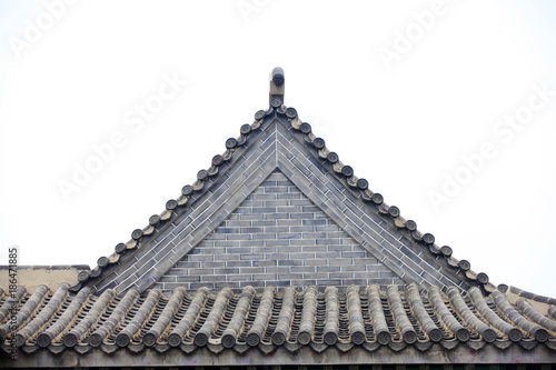 Photography The eaves of the ancient Chinese architecture