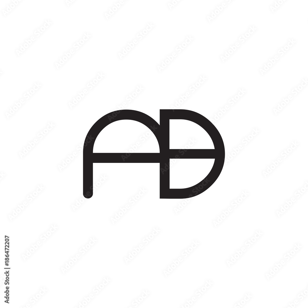 initial letter rounded logo modern initial letter rounded logo modern
