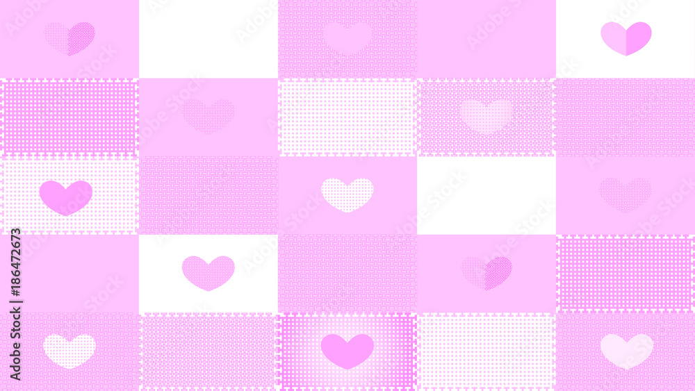 Valentine's Day hearts background. Valentine's Day hearts background.