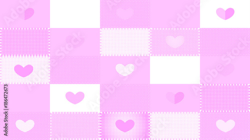 Valentine's Day hearts background.