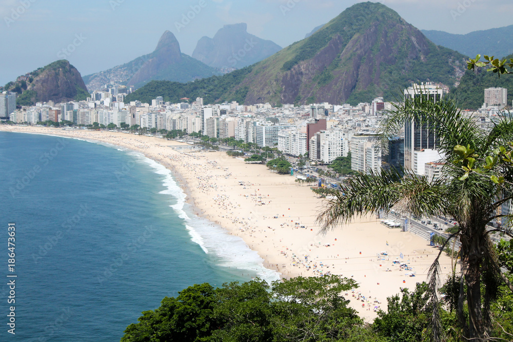 Copacabana Beach Rio de Janeiro Brazil