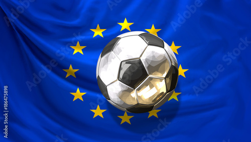 soccer football ball front ...