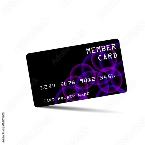 member card, business VIP card, design for privilege member,modern credit card, vector