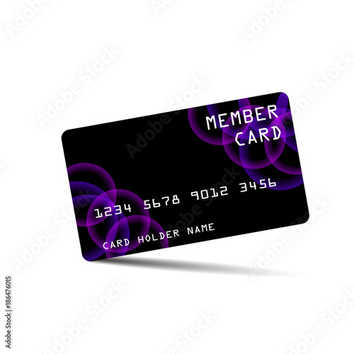 member card, business VIP card, design for privilege member,modern credit card, vector