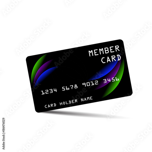 member card, business VIP card, design for privilege member,modern credit card, vector