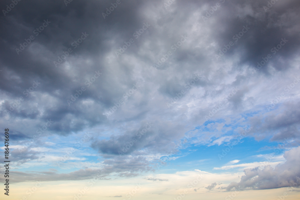 Dark storm clouds in the sky before a big storm coming. Dark storm clouds in the sky before a big storm coming.