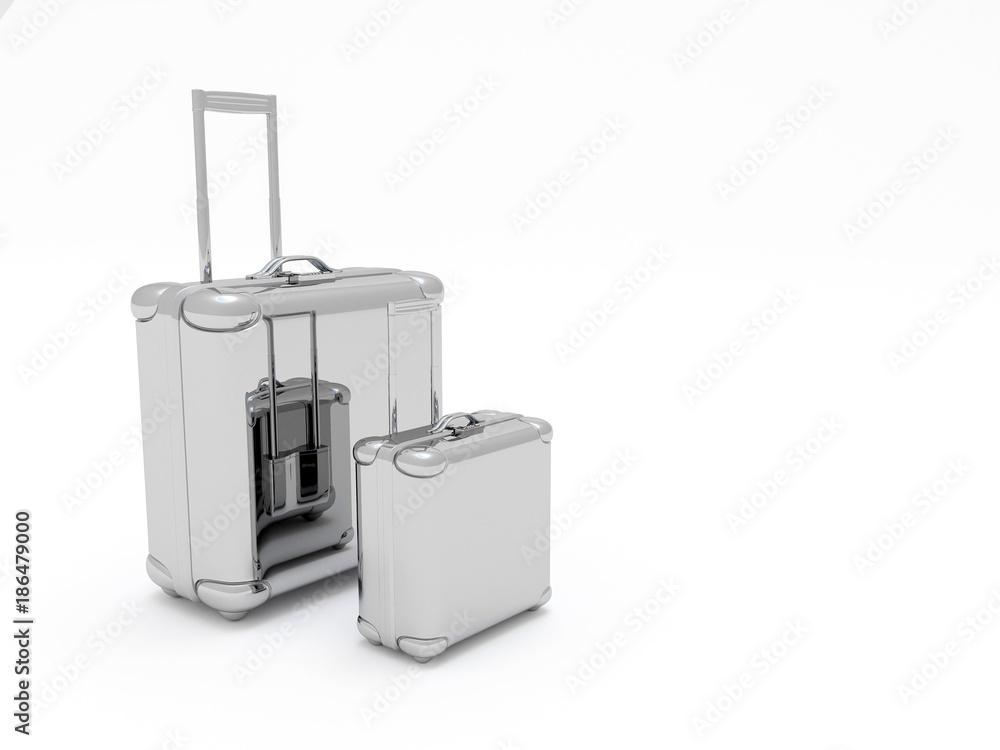 Travel suitcase metal color Travel suitcase metal color