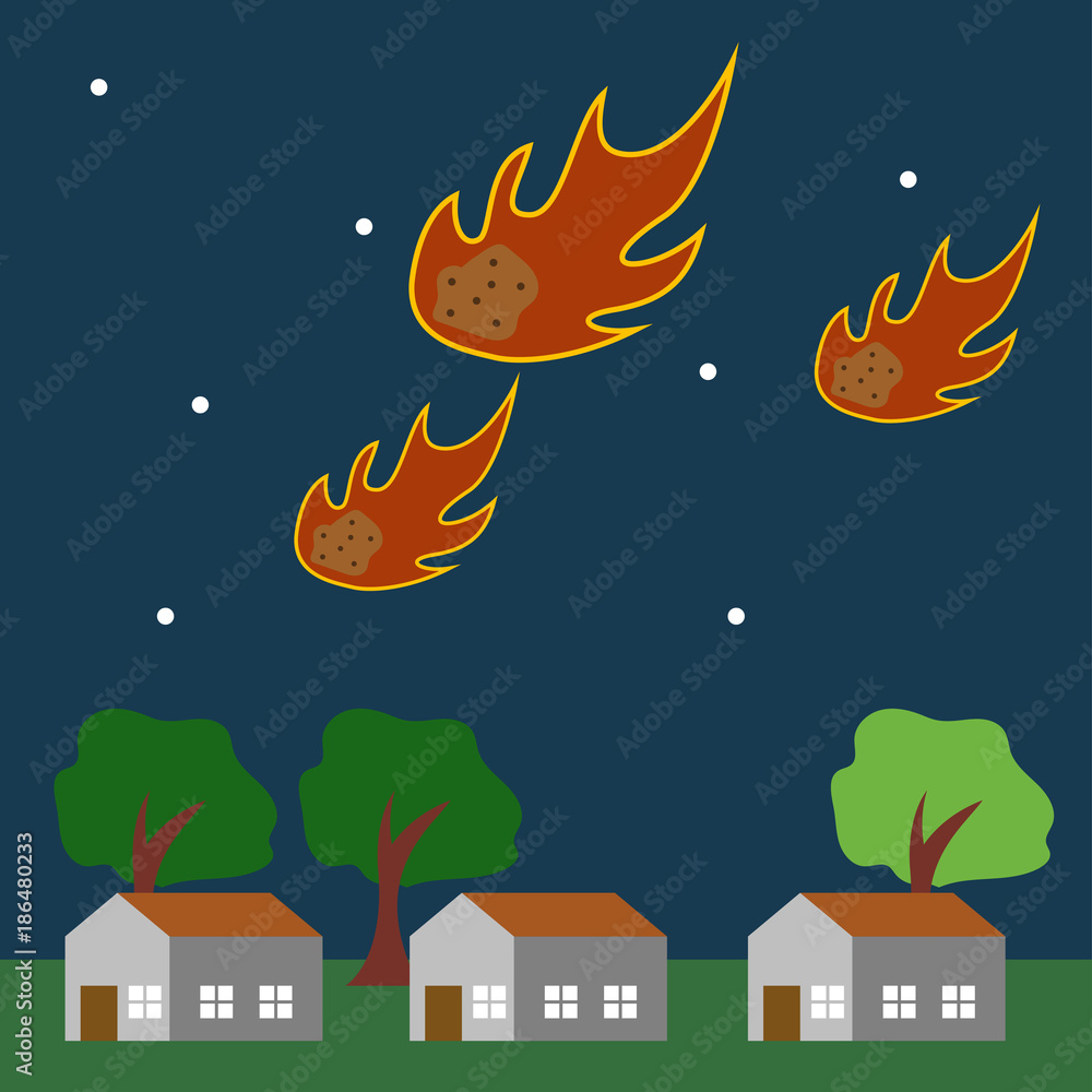 Natural Disaster Illustration Natural Disaster Illustration
