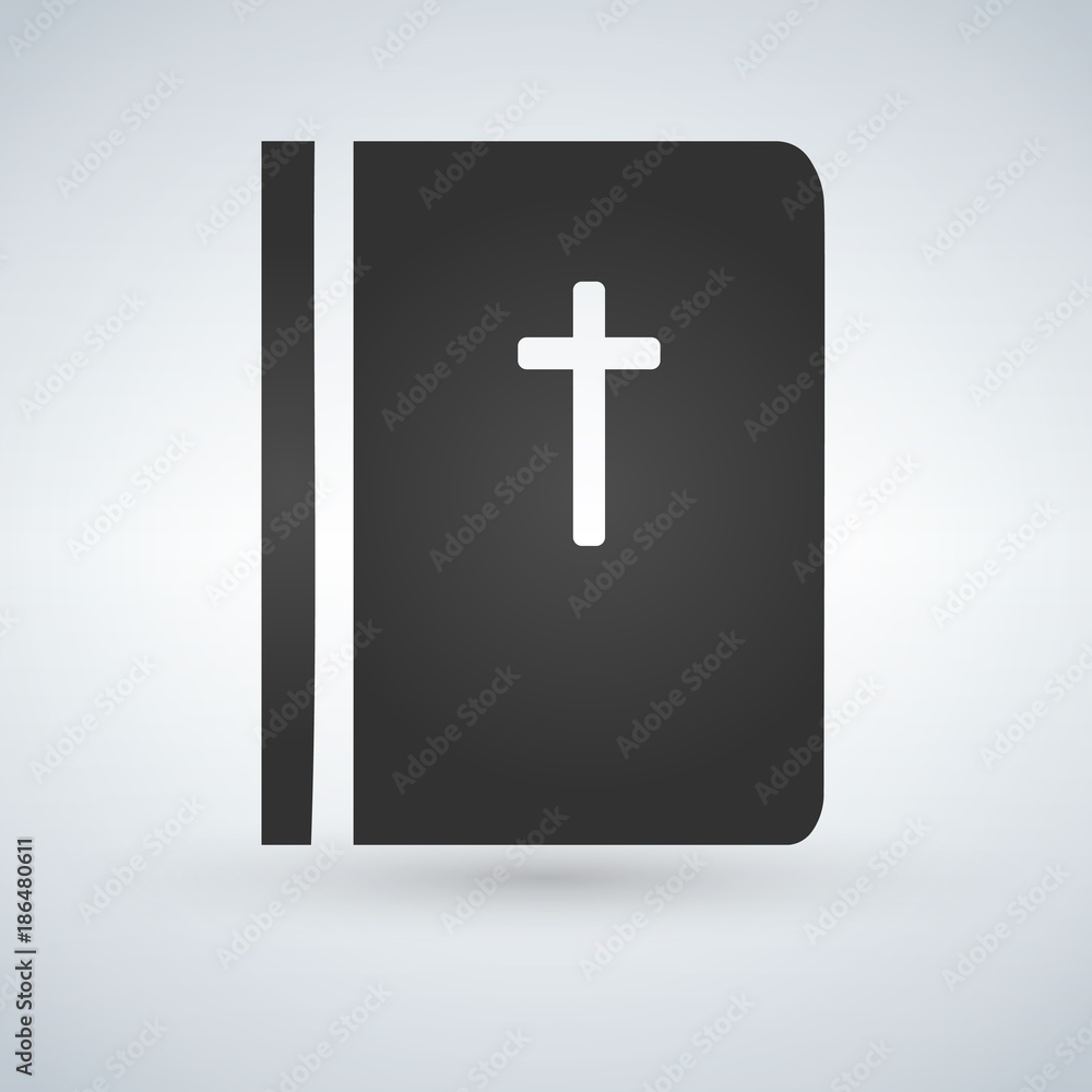 bible Icon isolated on background. Trendy Simple vector symbol for web site design or button to mobile app. Logo illustration bible Icon isolated on background. Trendy Simple vector symbol for web site design or button to mobile app. Logo illustration