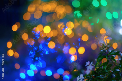 Abstract bokeh lights backg...
