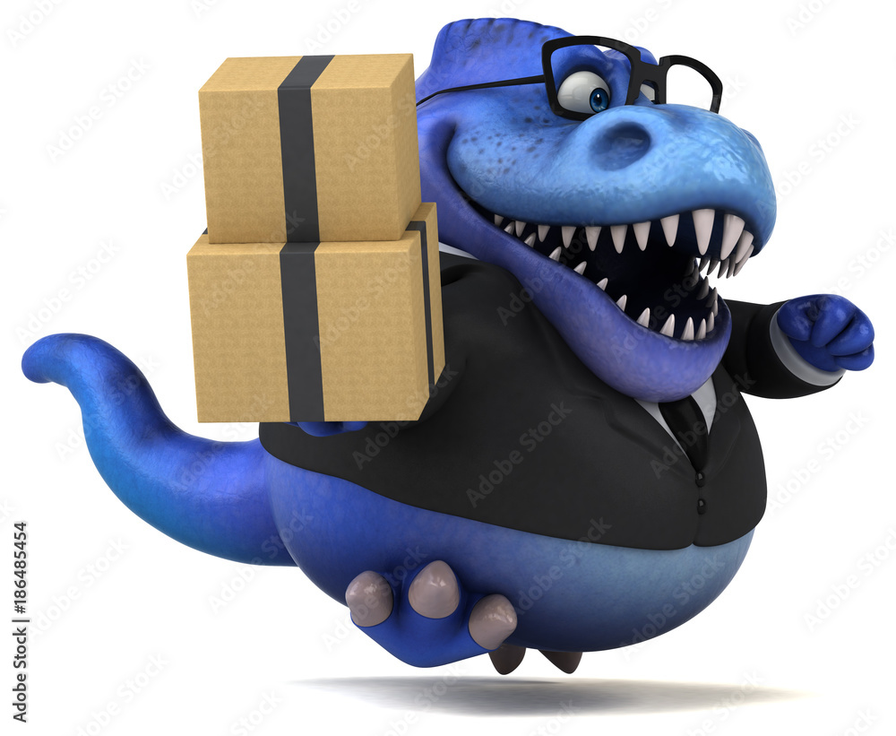Fun Trex - 3D Illustration Fun Trex - 3D Illustration