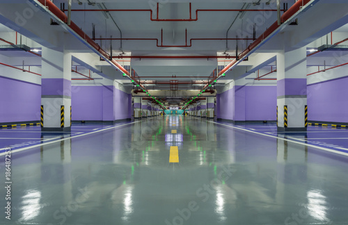 Canvas Print carpark