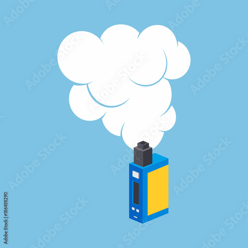 isometric block electric cigarette personal vaporizer
