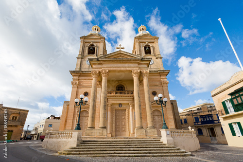 Sandsone catholic architecture of Malta photo