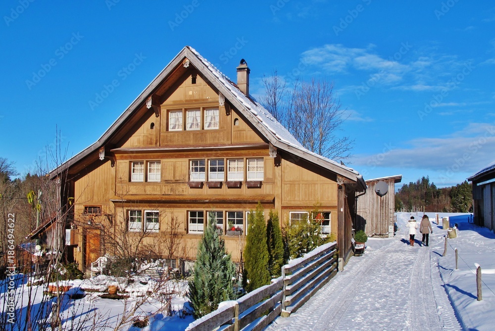 Appenzeller Haus im Winter Appenzeller Haus im Winter