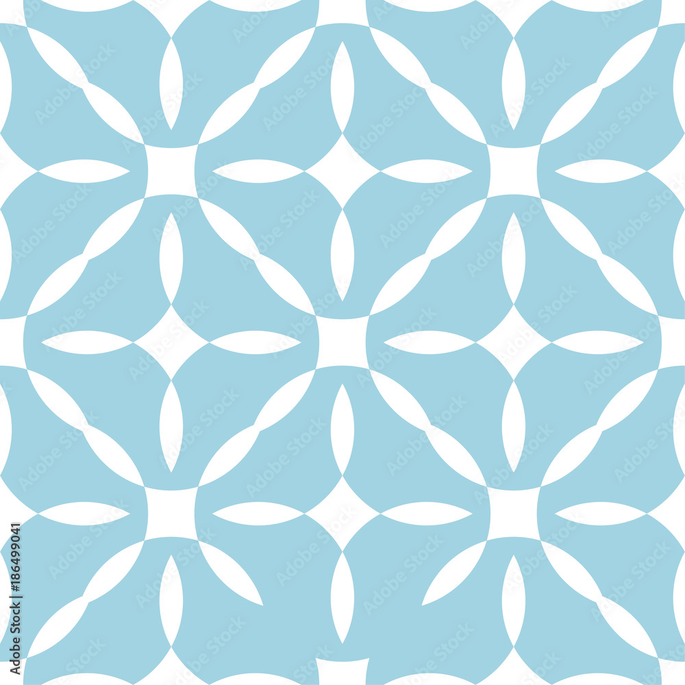 Navy blue and white geometric ornament. Seamless pattern Navy blue and white geometric ornament. Seamless pattern