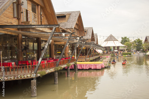 Pattaya  Thailand - October 21  2017  Pattaya Floating Market