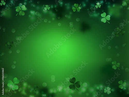 Canvas Print St. Patrick's Day, Green background by a St. Patrick's Day.