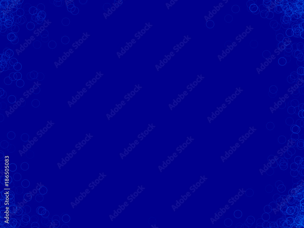 Blue water bubbles illustration background