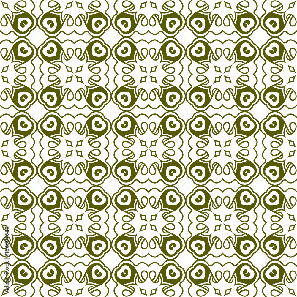 Retro ornamental seamless pattern. Flourished ornate background. Luxury elegant ornament. Vintage element. Template for design. Vector illustration Retro ornamental seamless pattern. Flourished ornate background. Luxury elegant ornament. Vintage element. Template for design. Vector illustration