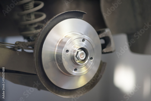 Wallpaper Mural Car Brake Part at Garage Torontodigital.ca