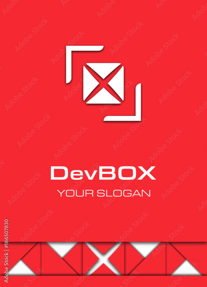 Creative box logo concept Creative box logo concept