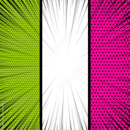 Pop art comic book colored backdrop