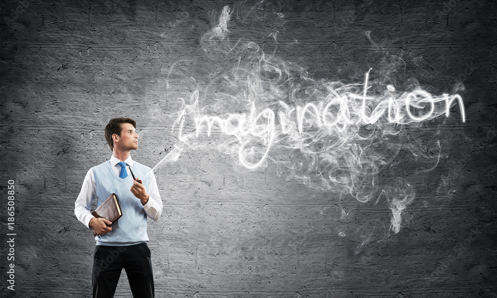 Conceptual image of young businessman. Conceptual image of young businessman.