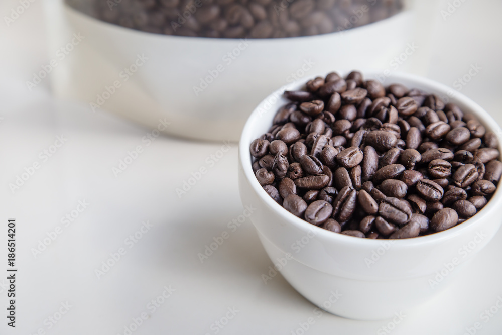 roasted coffee bean in a cup roasted coffee bean in a cup