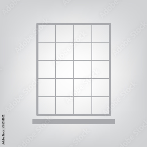 window icon- vector illustration