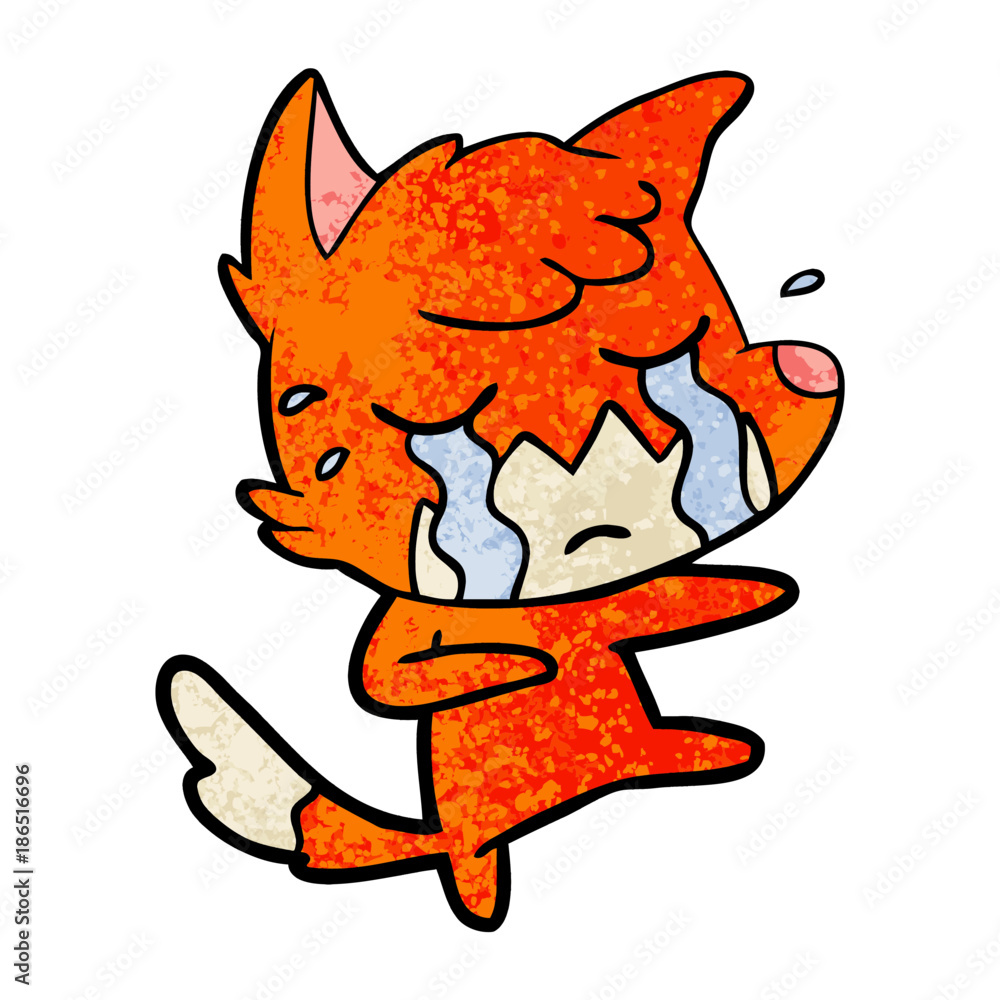 crying fox cartoon dancing crying fox cartoon dancing
